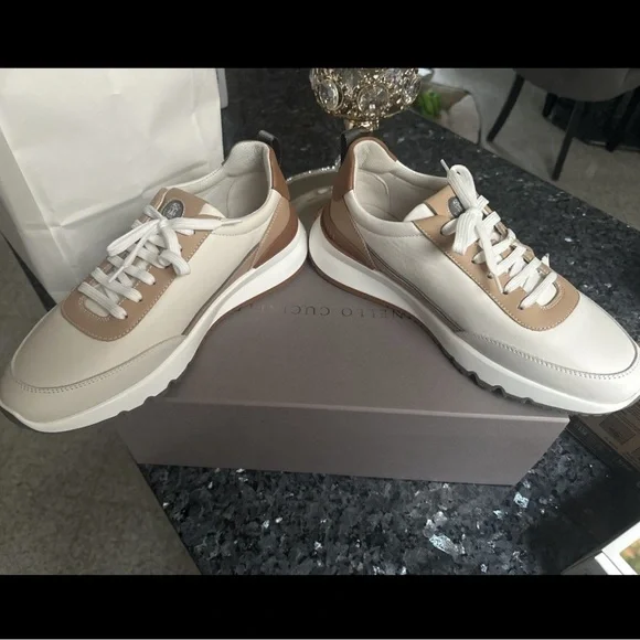 Brunello Cucinelli Mens Calfskin Runners - Picture 4 of 7